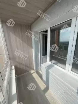 Отделка балкона с утеплением в многоквартирном доме