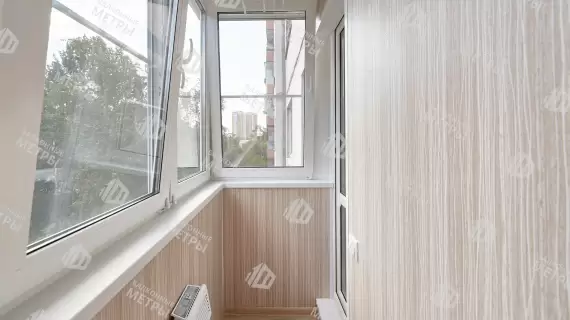 Отделка балкона МДФ с утеплением и остеклением