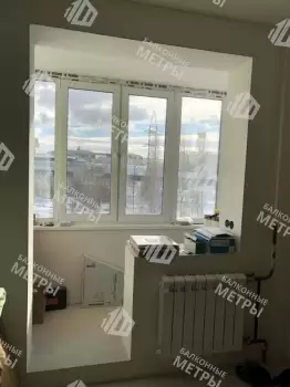 Остекление и отделка двух балконов