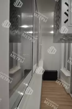 Остекление балкона в серии дома 01-ПЗ с утеплением и отделкой Остекление балкона в серии дома 01-ПЗ с утеплением и отделкой