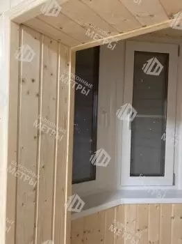 Отделка и утепление эркерного балкона Отделка и утепление эркерного балкона